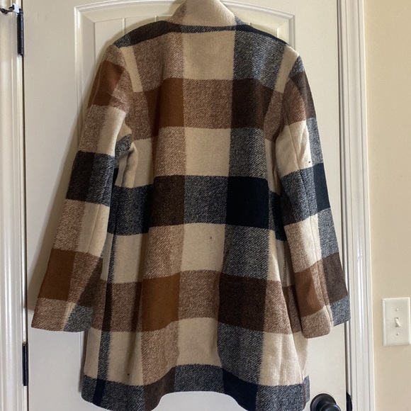 Women’s Pendleton Jacket Large NWT CharCamel Plaid - Picture 11 of 11